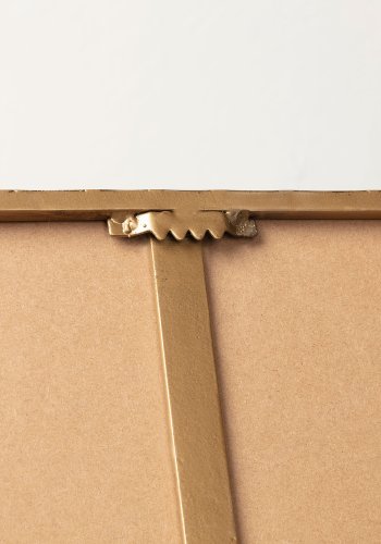 KAVE HOME Marco vgspejl, kvadratisk - spejlglas og guld stl (60x60)