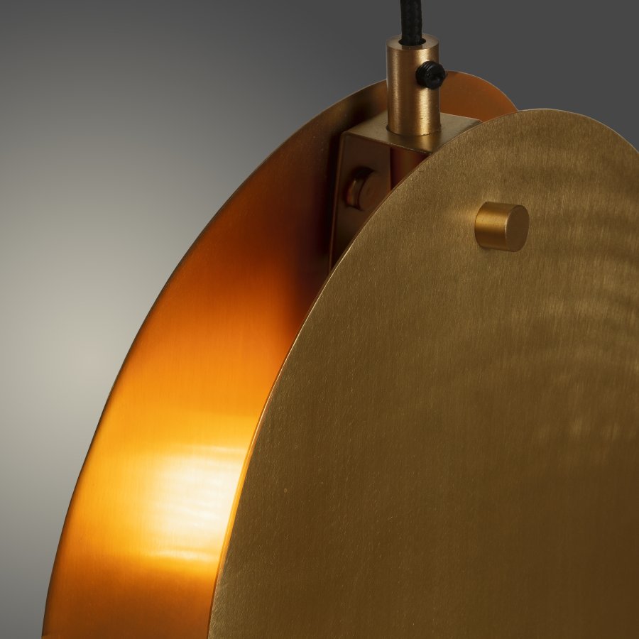 KAVE HOME Monica loftlampe - messing stl