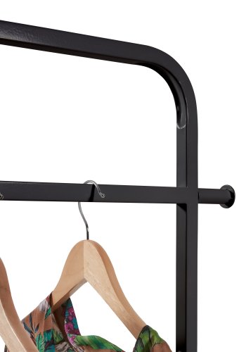 KAVE HOME Celsie tjstativ, m. hylde - sort MDF og stl