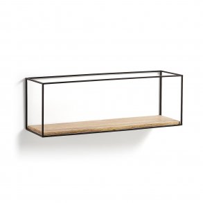 KAVE HOME Edwina vghylde - natur/sort mangotr/metal 