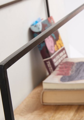 KAVE HOME Edwina vghylde - natur/sort mangotr/metal 