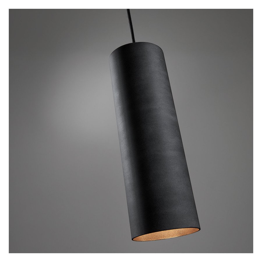 KAVE HOME rund Maude loftlampe - gr metal 