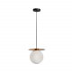 KAVE HOME Manz loftlampe - frostet glas og messing metal 