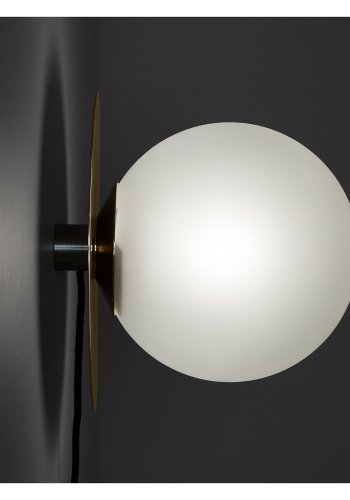 KAVE HOME Manz vglampe - frostet glas og messing metal 