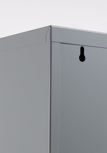 KAVE HOME Ode skoskab, m. 4 lger - gr stl (50x136)