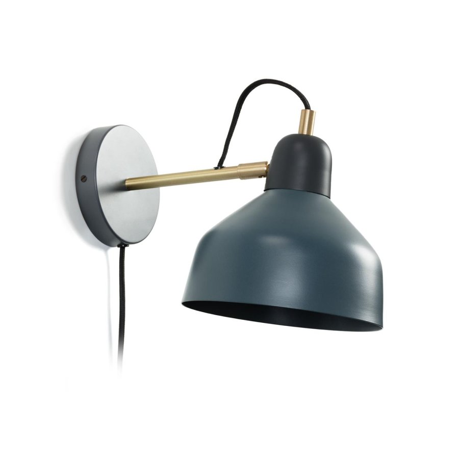 KAVE HOME Olimpia vglampe - guld og bl metal