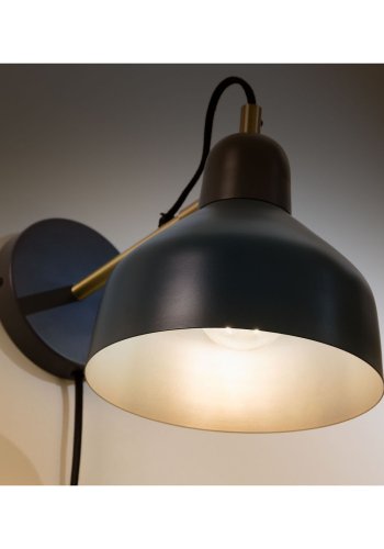 KAVE HOME Olimpia vglampe - guld og bl metal