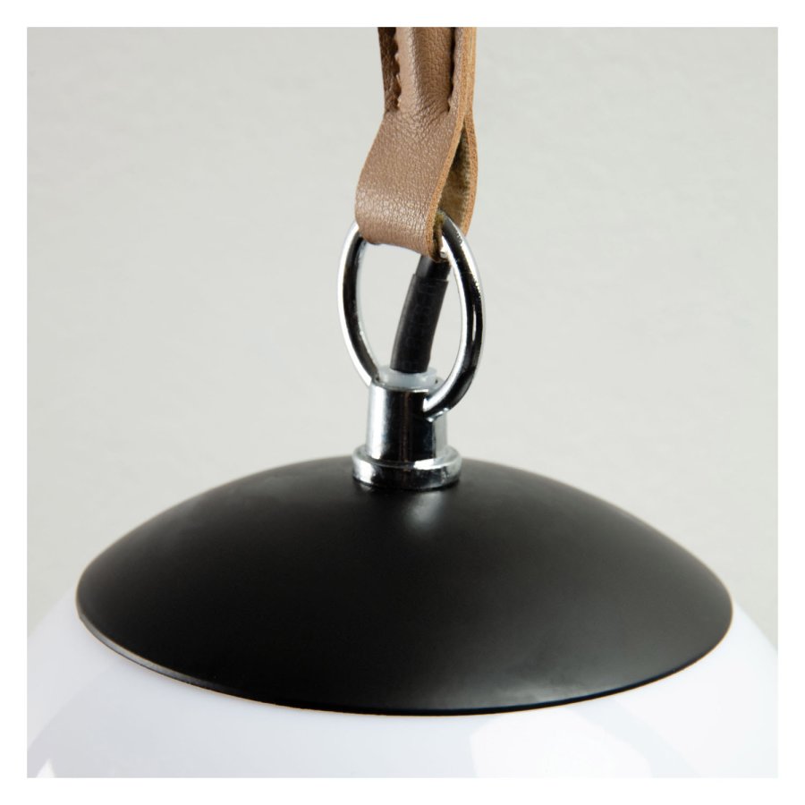 KAVE HOME Monteiro bordlampe - akrylglas og sort metal