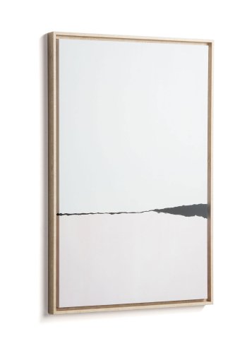 KAVE HOME rektangulr Wrigley billede - multifarvet papir og tr (90x60)