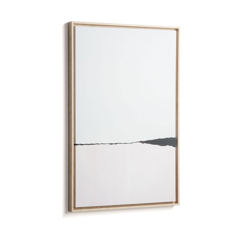 KAVE HOME rektangulr Wrigley billede - multifarvet papir og tr (90x60)