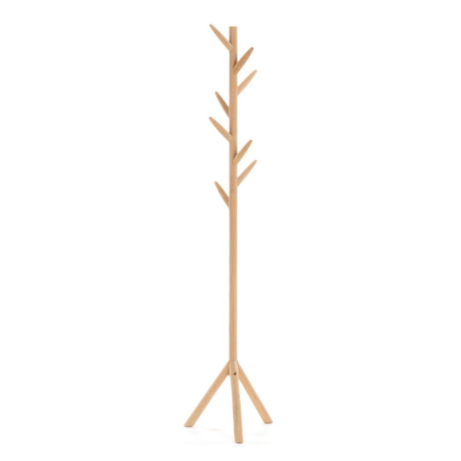 KAVE HOME Natane stumtjener - hvidkalket birk (H:163)