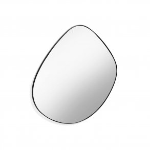 KAVE HOME Anera vgspejl - spejlglas og sort metal