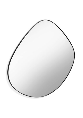 KAVE HOME Anera vgspejl - spejlglas og sort metal