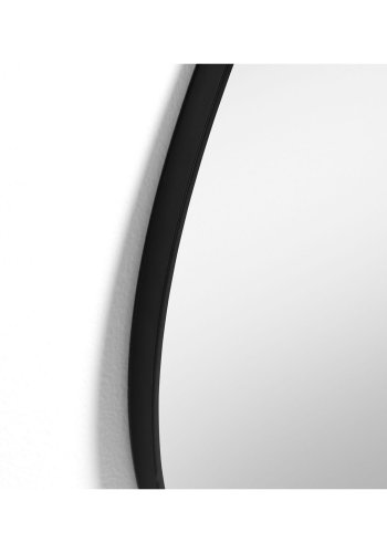 KAVE HOME Anera vgspejl - spejlglas og sort metal
