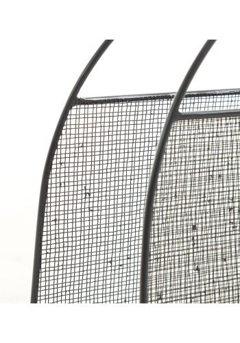 KAVE HOME Aviva magasinholder m. hndtag - mrkegr metal