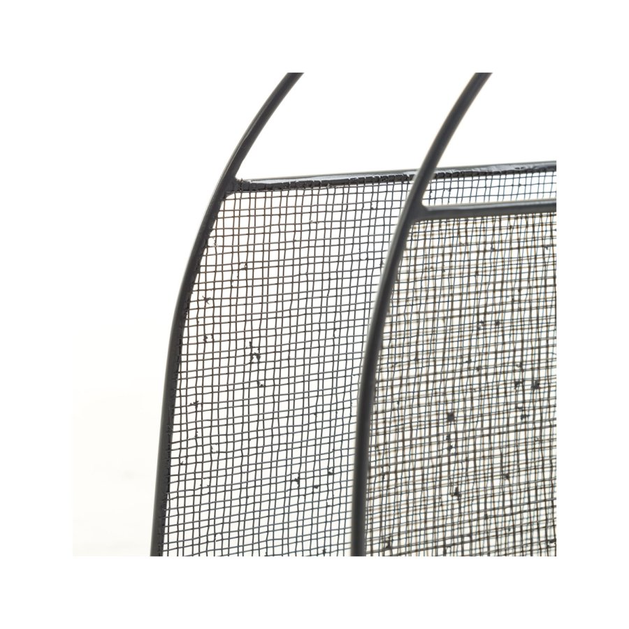 KAVE HOME Aviva magasinholder m. hndtag - mrkegr metal