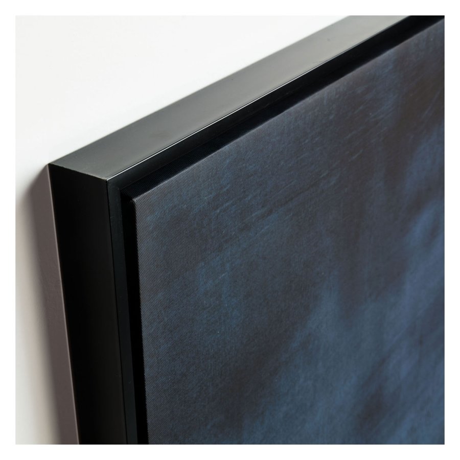 KAVE HOME rektangulr Wrigley blue billede - multifarvet papir og tr (90x60)