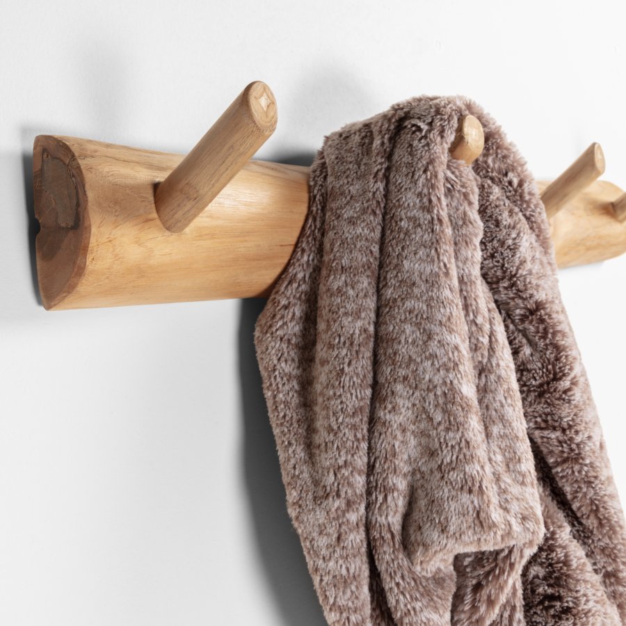 KAVE HOME Gaillech knagerkke - natur teaktr