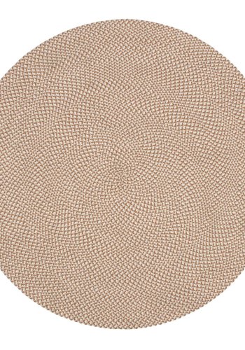 KAVE HOME Rodhe gulvtppe, rund - beige 100% PET (150)