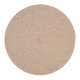 KAVE HOME Rodhe gulvtppe, rund - beige 100% PET (150)