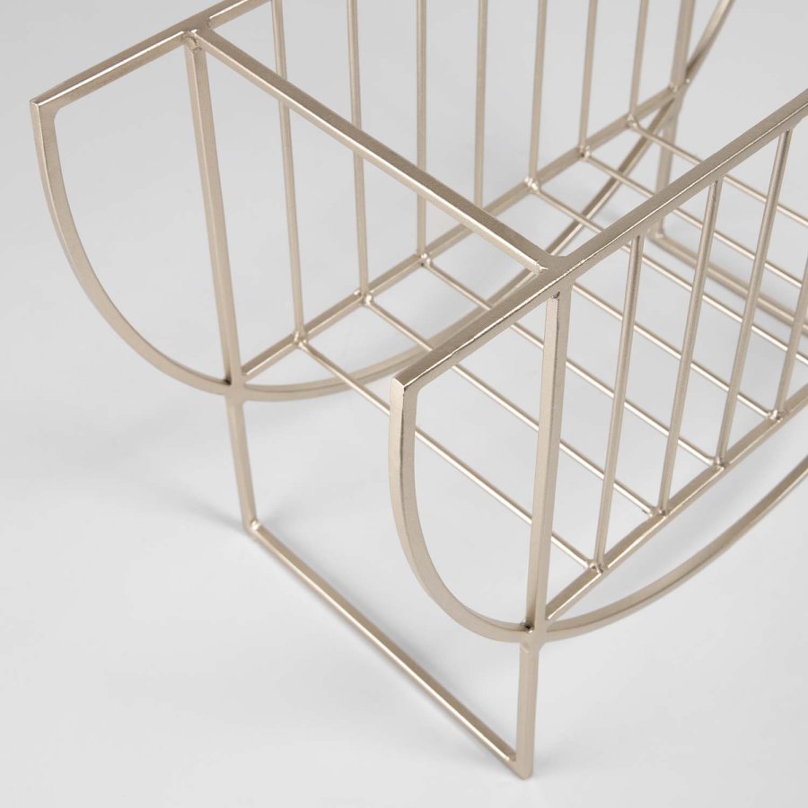 KAVE HOME Aubrey magasinholder - guld metal