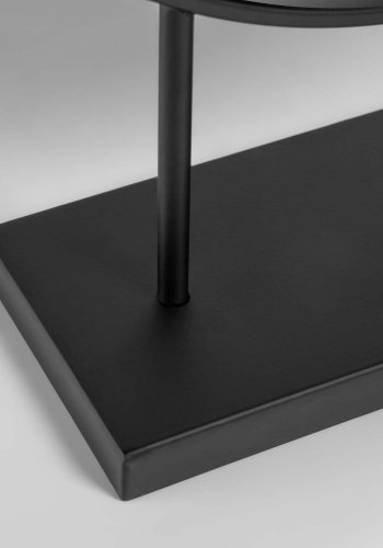 KAVE HOME Libia bordspejl - spejlglas og sort jern (36x45) 