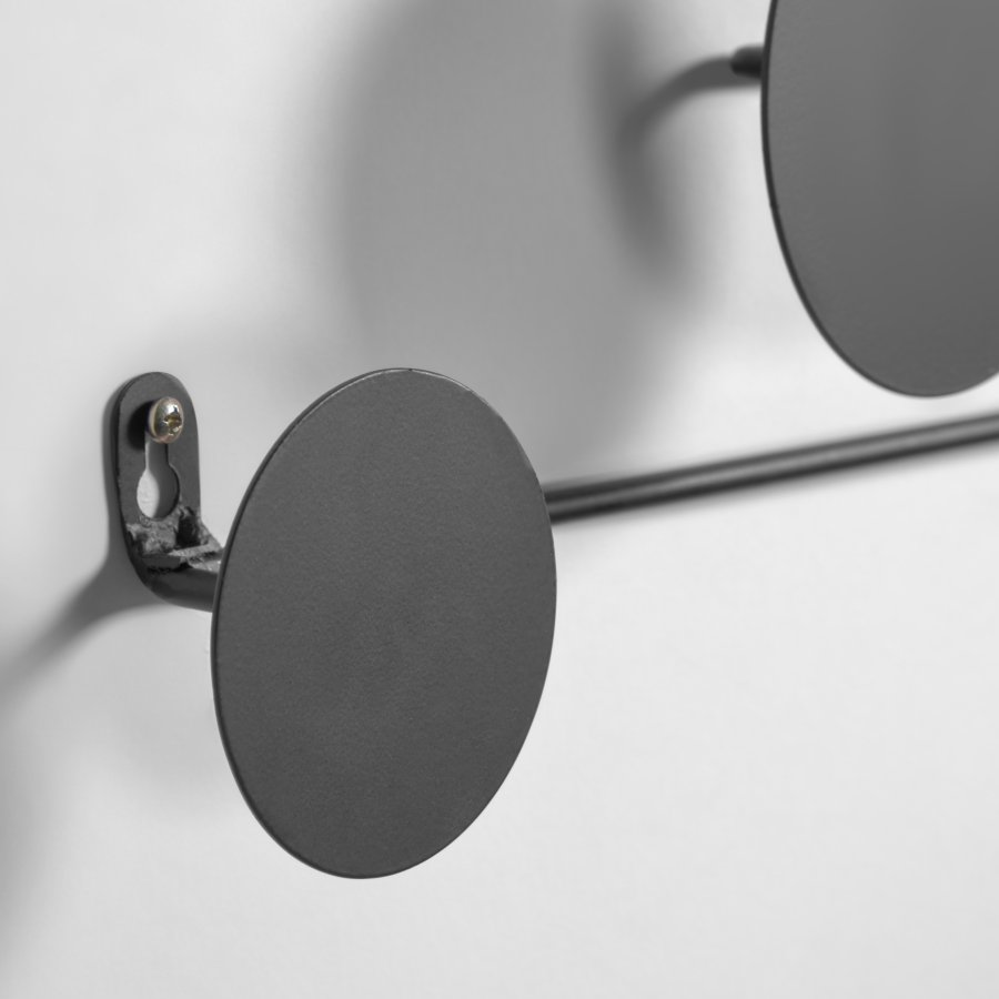 KAVE HOME Vianela vgdekoration - sort jern (52x40)