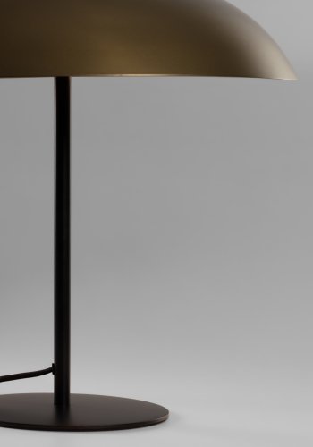 KAVE HOME Carlisa bordlampe, rund - guld metal (33)