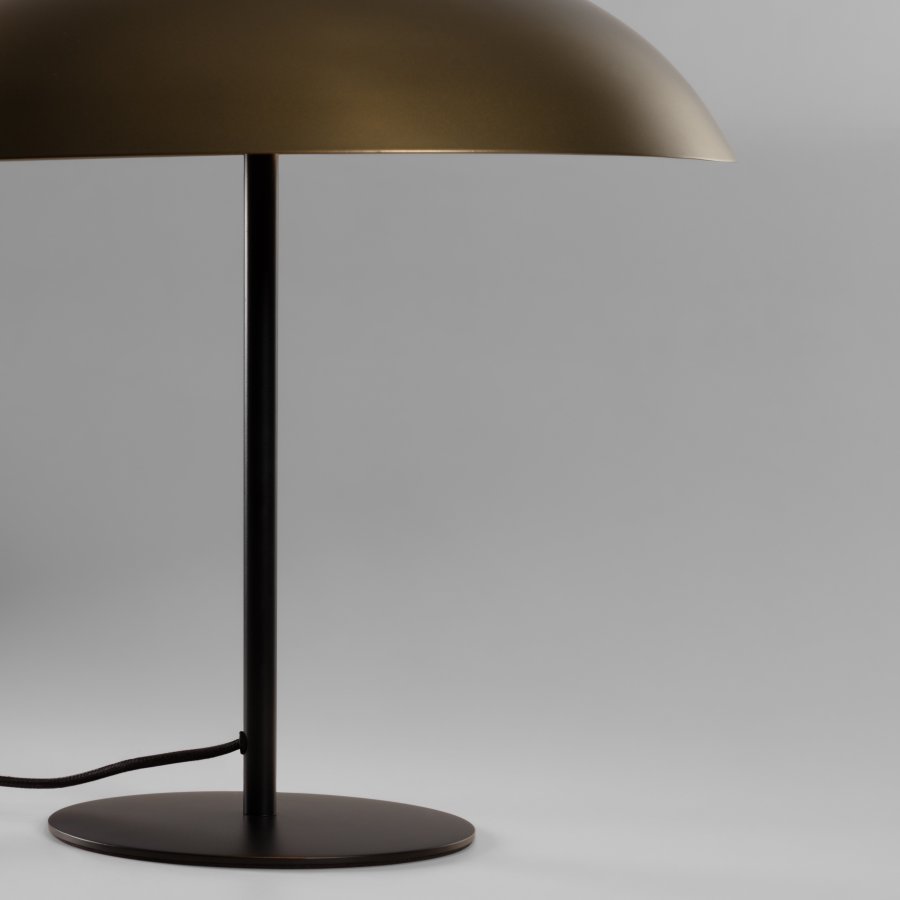 KAVE HOME Carlisa bordlampe, rund - guld metal (33)