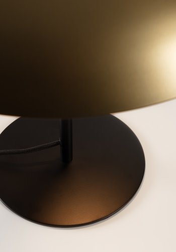 KAVE HOME Carlisa bordlampe, rund - guld metal (33)