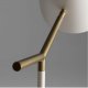 KAVE HOME Alish gulvlampe - beige metal