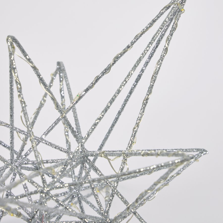 KAVE HOME Nicoletta stor stjernelys i slv