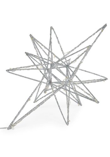KAVE HOME Nicoletta stor stjernelys i slv
