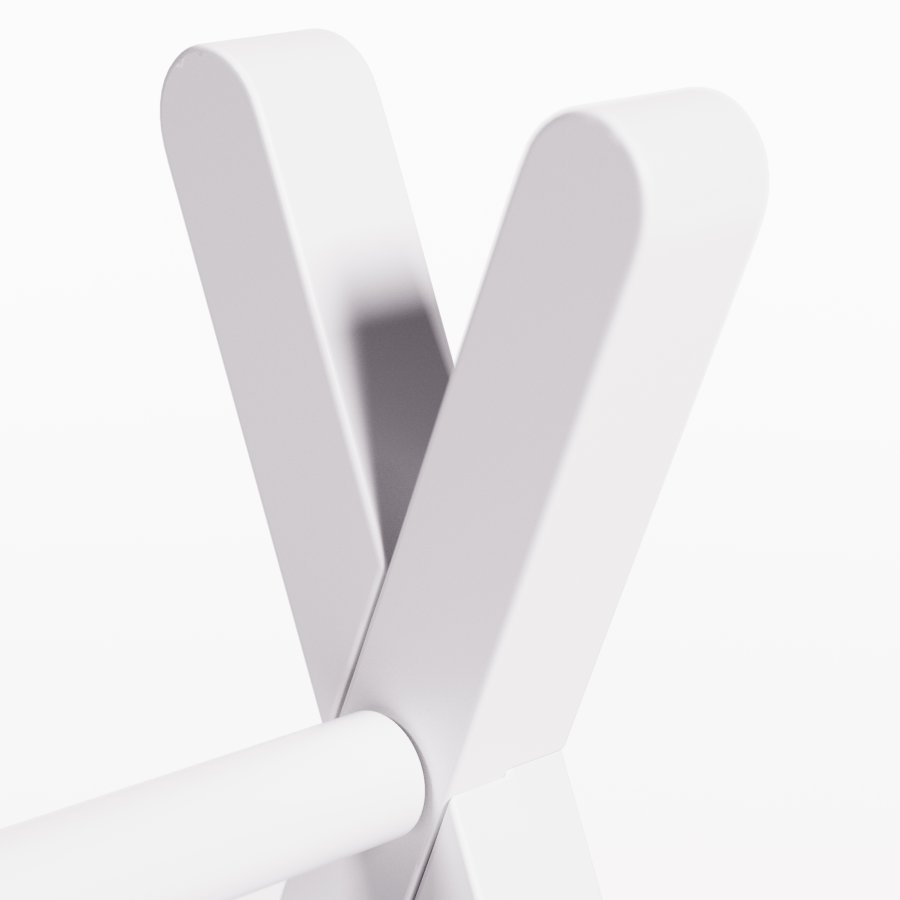 KAVE HOME Maralis aktivitetsstativ til brn - hvid bgetr