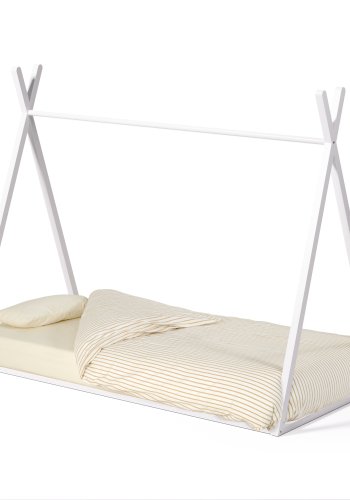 KAVE HOME Maralis tipi brneseng - hvid bgetr (til 90x190 cm madras)