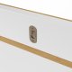 KAVE HOME Abilen vghylde, rektangulr - hvid MDF og natur egetrsfinér (120x15)