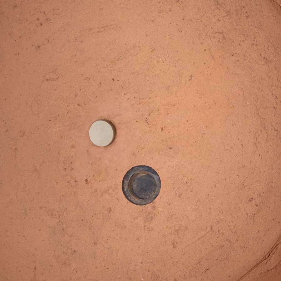 KAVE HOME Karlina urtepotte, m. underskl, rund - natur terrakotta ( 27/33) (st m. 2)