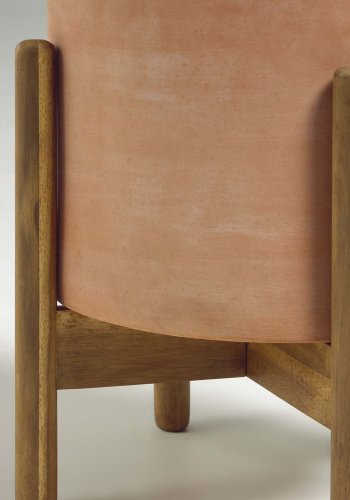 KAVE HOME Dalva urtepotte, rund - terrakotta og natur tr (26)