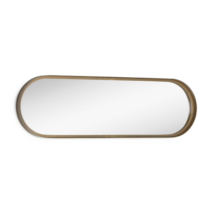 KAVE HOME Tiare vgspejl, oval - guld stl (31,5x100)