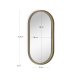 KAVE HOME Tiare vgspejl, oval - guld stl (31x61,5)