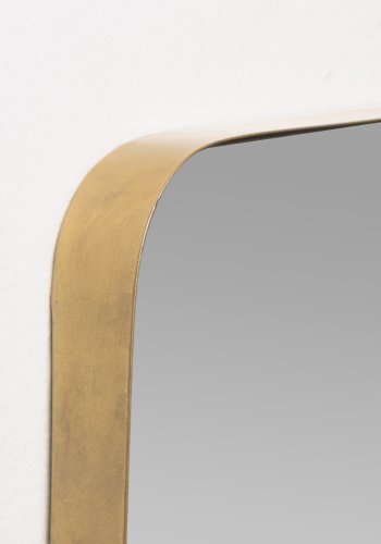 KAVE HOME Marco vgspejl, rektangulr - spejlglas og guld stl (55x150,5)