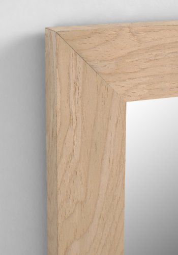 KAVE HOME Wilany vgspejl, rektangulr - spejlglas og natur MDF (52,5x152,5)
