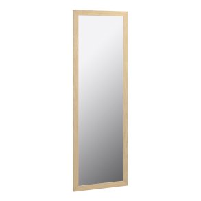 KAVE HOME Wilany vgspejl, rektangulr - spejlglas og natur MDF (52,5x152,5)