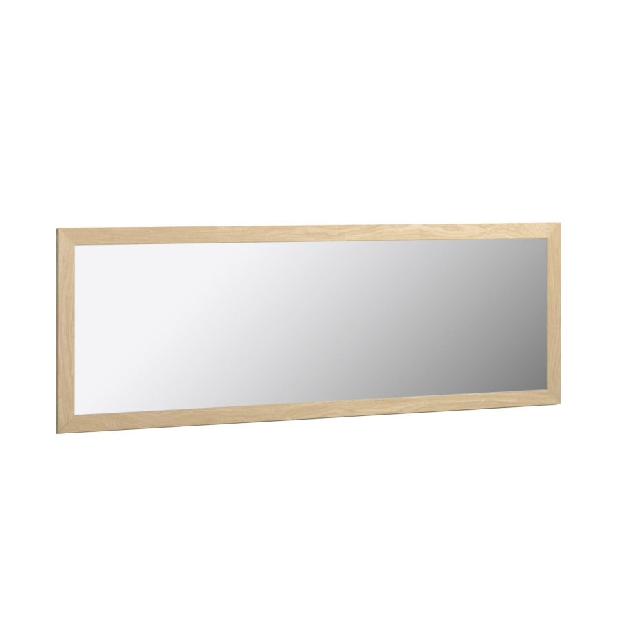 KAVE HOME Wilany vgspejl, rektangulr - spejlglas og natur MDF (52,5x152,5)