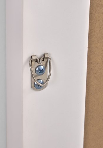 KAVE HOME Romila vgspejl, rektangulr - hvidt genbrugsplast og spejlglas (52x152,5)