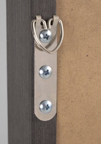 KAVE HOME Nerina vgspejl, rektangulr, m. smal ramme - mrkt egefinér (80x180)