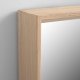KAVE HOME Nerina vgspejl, rektangulr, m. smal ramme - natur egefinér (80x180)