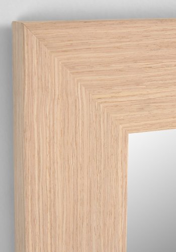 KAVE HOME Yvaine vgspejl, rektangulr - natur egefinér (80,5x180,5)