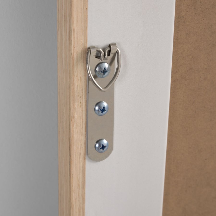 KAVE HOME Yvaine vgspejl, rektangulr - natur egefinér (80,5x180,5)