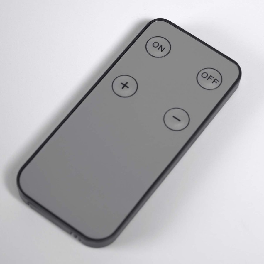 KAVE HOME Dinesh bordlampe, ledningsfri - sort stl og hvidt polyethylen ( 30)